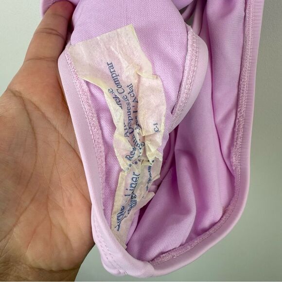 The Bikini Lab Purple Resting Beach Face Onepiece Swimsuit Women's Size Medium - Picture 8 of 9